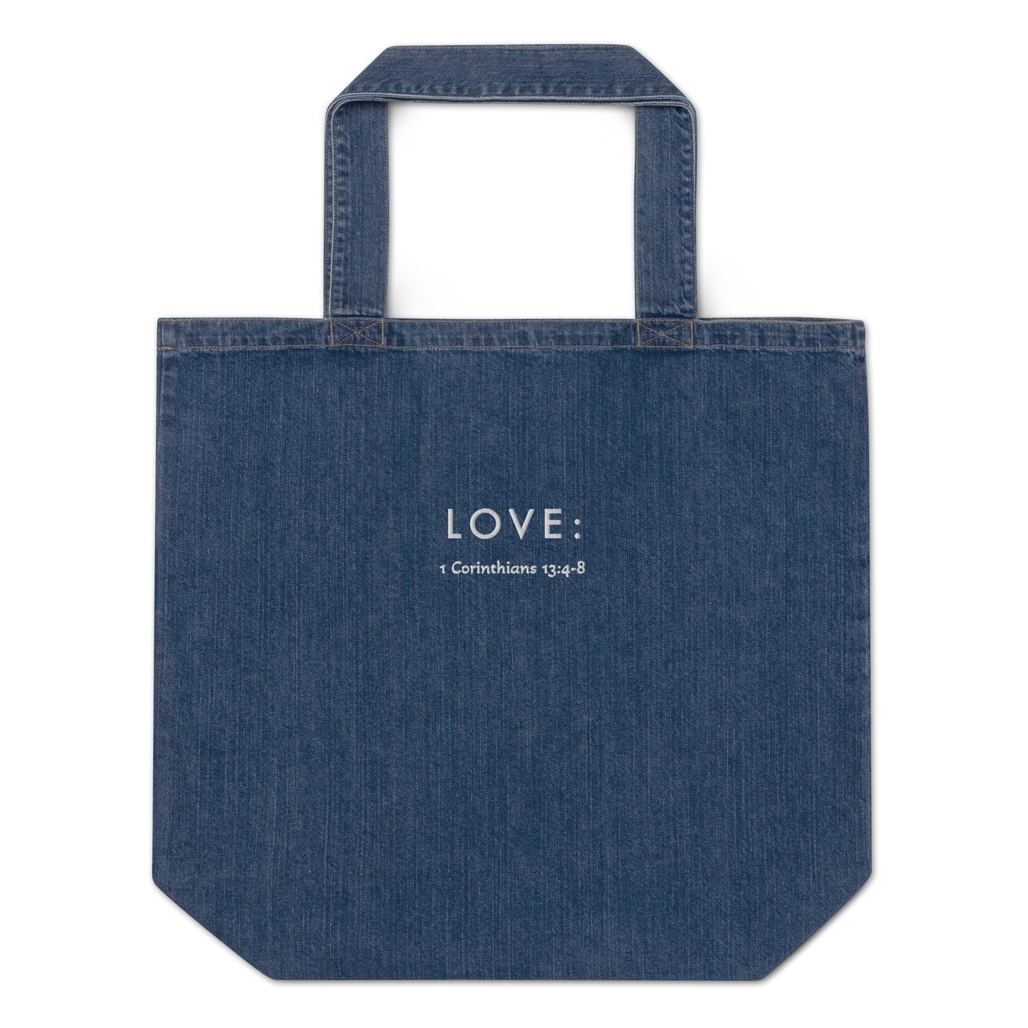 Denim Love Definition Tote Bag