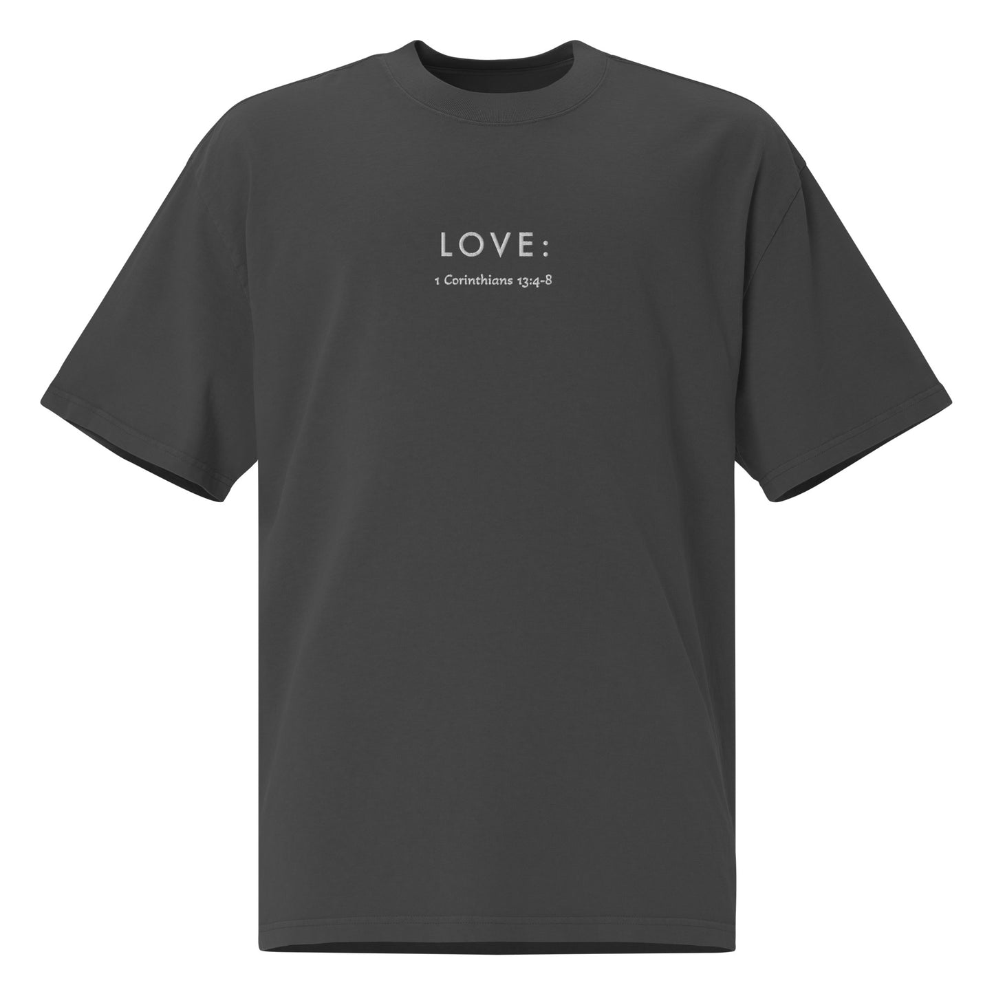 Black Oversized Unisex Love Definition T-Shirt